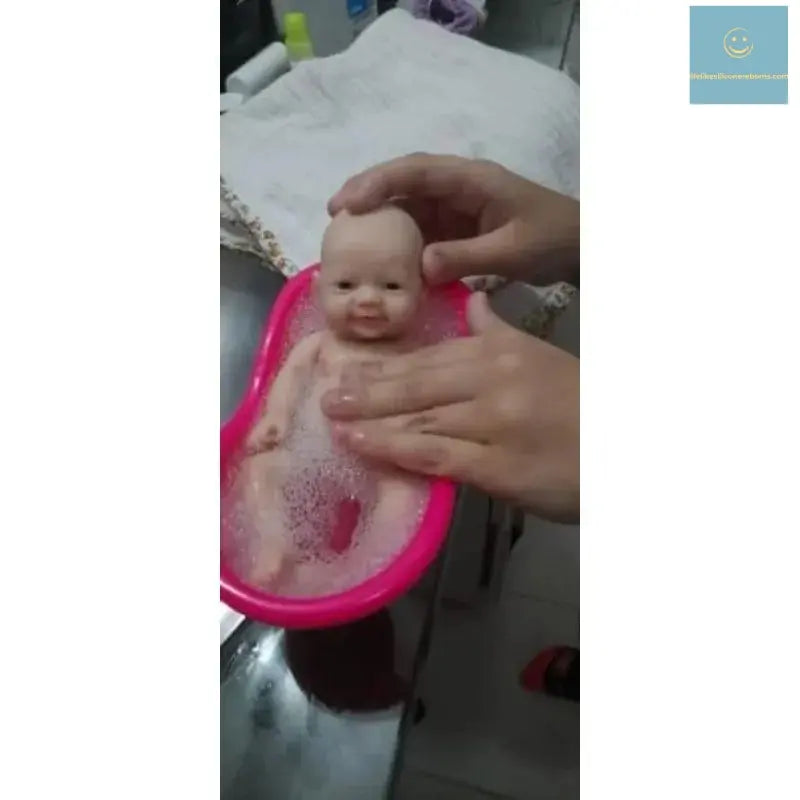 7 inch Bebe Reborn Mini High Quality Original Realistic Full Silicone Baby Reborn Dolls Miniature Babies Dolls for Kids Girl lifelikesiliconereborns.com