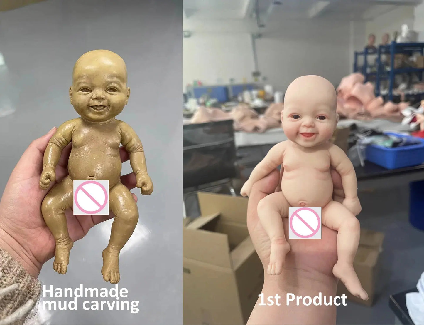 7" Boy Micro Preemie Full Body Silicone Baby Doll "Noah" Lifelike Mini Reborn Doll Surprice Children Anti-Stress lifelikesiliconereborns.com