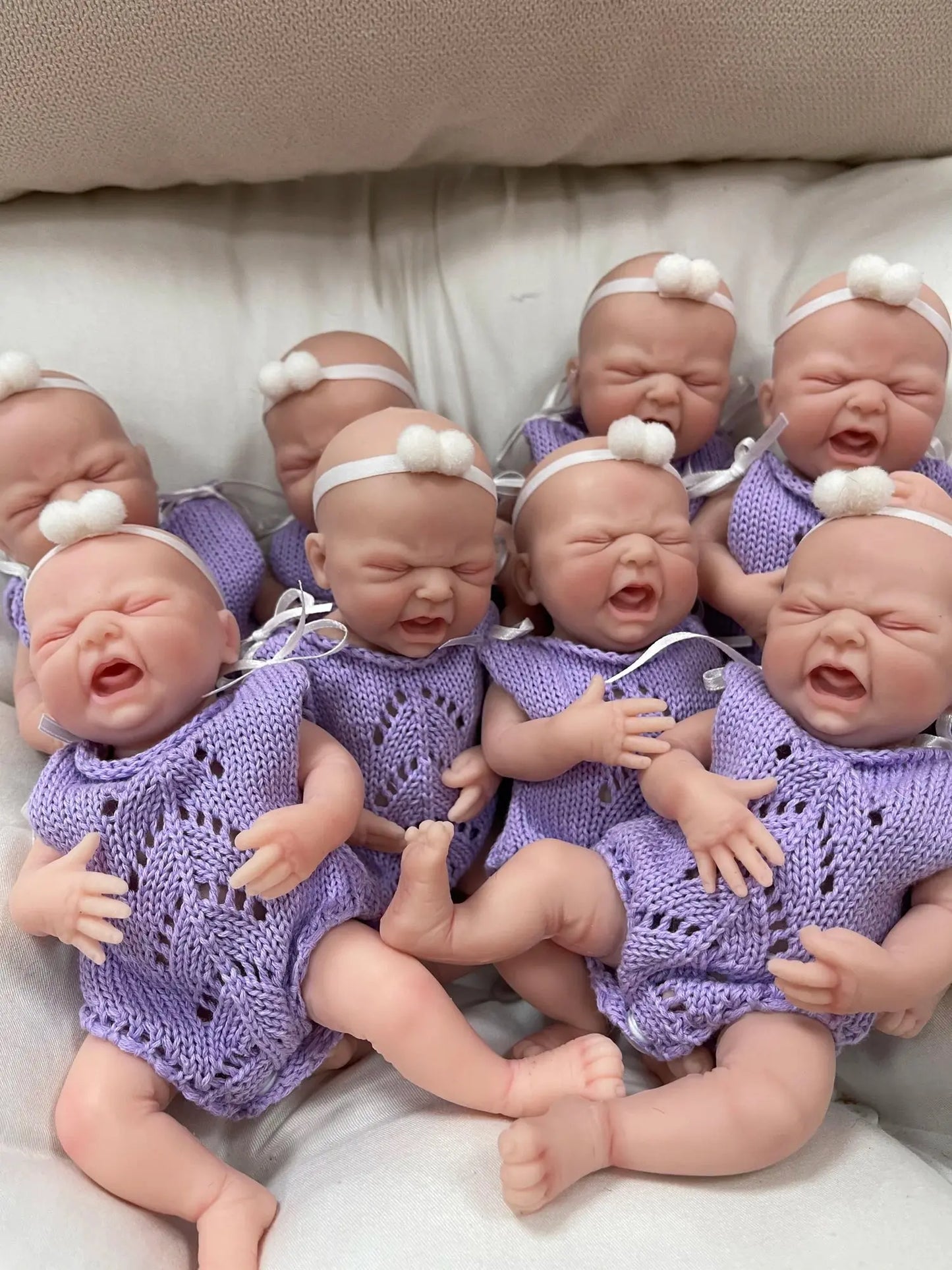 7" Boy Micro Preemie Full Body Silicone  CryBaby Doll "Ethan" Lifelike Mini Reborn Doll Surprice Children Anti-Stress My Melody lifelikesiliconereborns.com