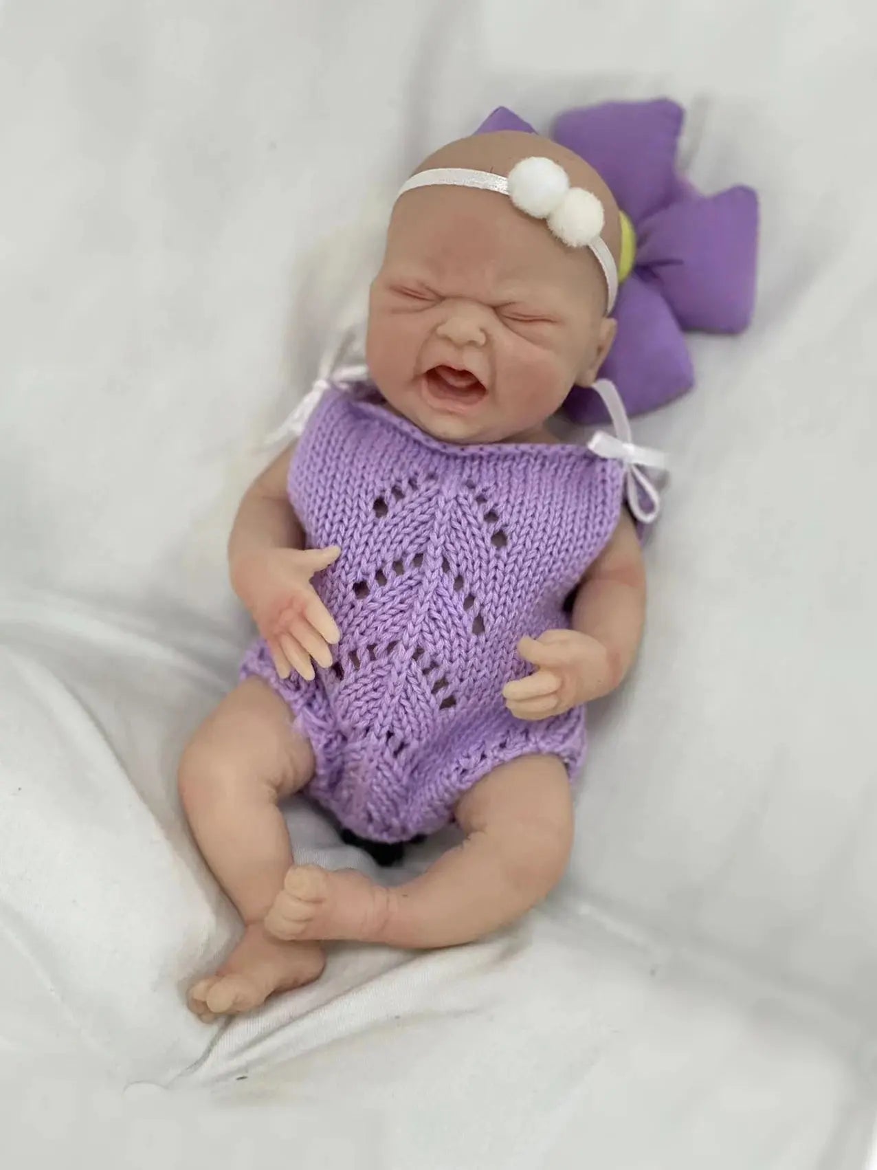 7" Boy Micro Preemie Full Body Silicone  CryBaby Doll "Ethan" Lifelike Mini Reborn Doll Surprice Children Anti-Stress My Melody lifelikesiliconereborns.com