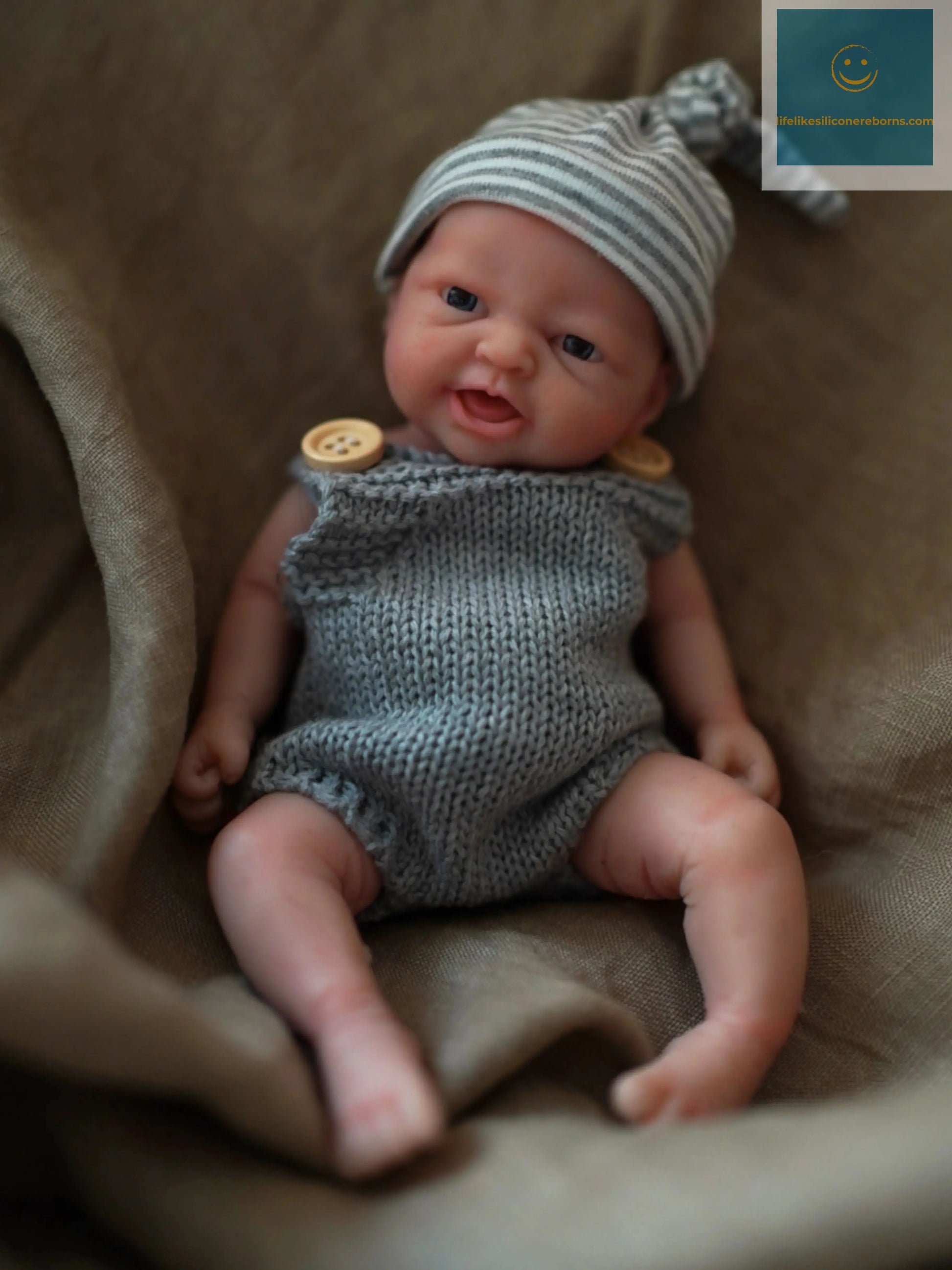 7" Micro Preemie Full Body Silicone Baby Adorkable Doll "Henry"and "Zoe"Lifelike Mini Reborn Doll Surprice Children Anti-Stress lifelikesiliconereborns.com