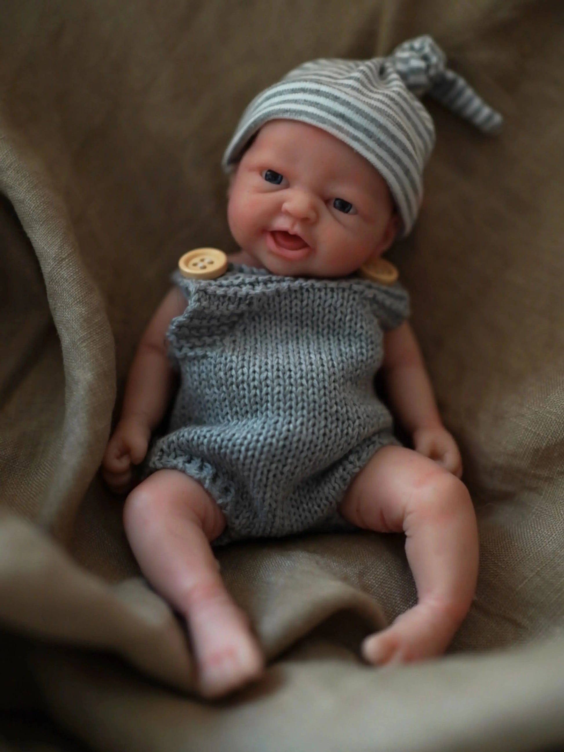 7" Micro Preemie Full Body Silicone Baby Adorkable Doll "Henry"and "Zoe"Lifelike Mini Reborn Doll Surprice Children Anti-Stress lifelikesiliconereborns.com