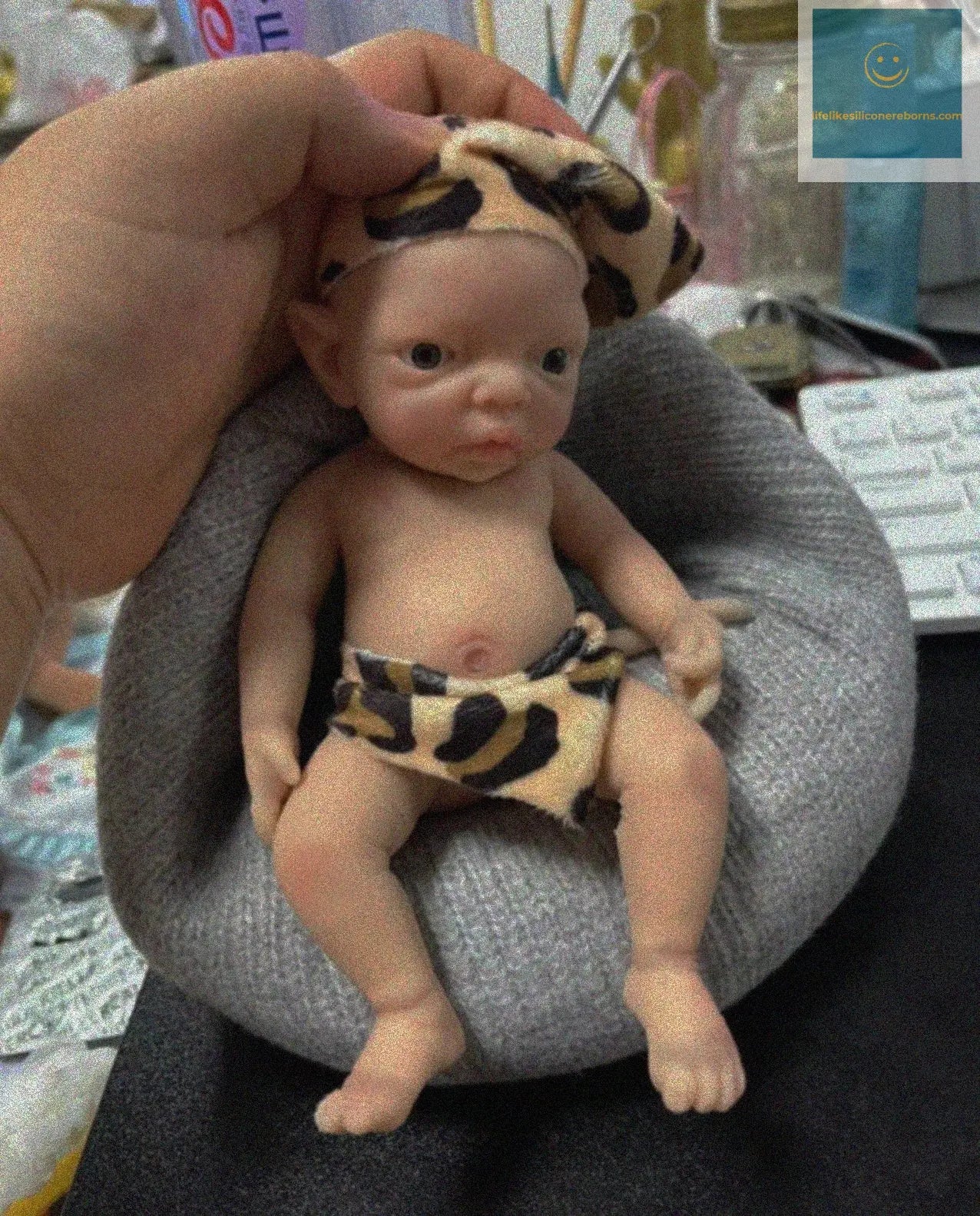 7" Micro Preemie Full Body Silicone Baby Doll Lifelike Mini Reborn Doll Surprice Children Anti-Stress lifelikesiliconereborns.com