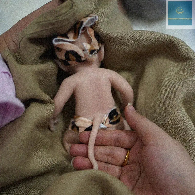7" Micro Preemie Full Body Silicone Baby Doll Lifelike Mini Reborn Doll Surprice Children Anti-Stress lifelikesiliconereborns.com