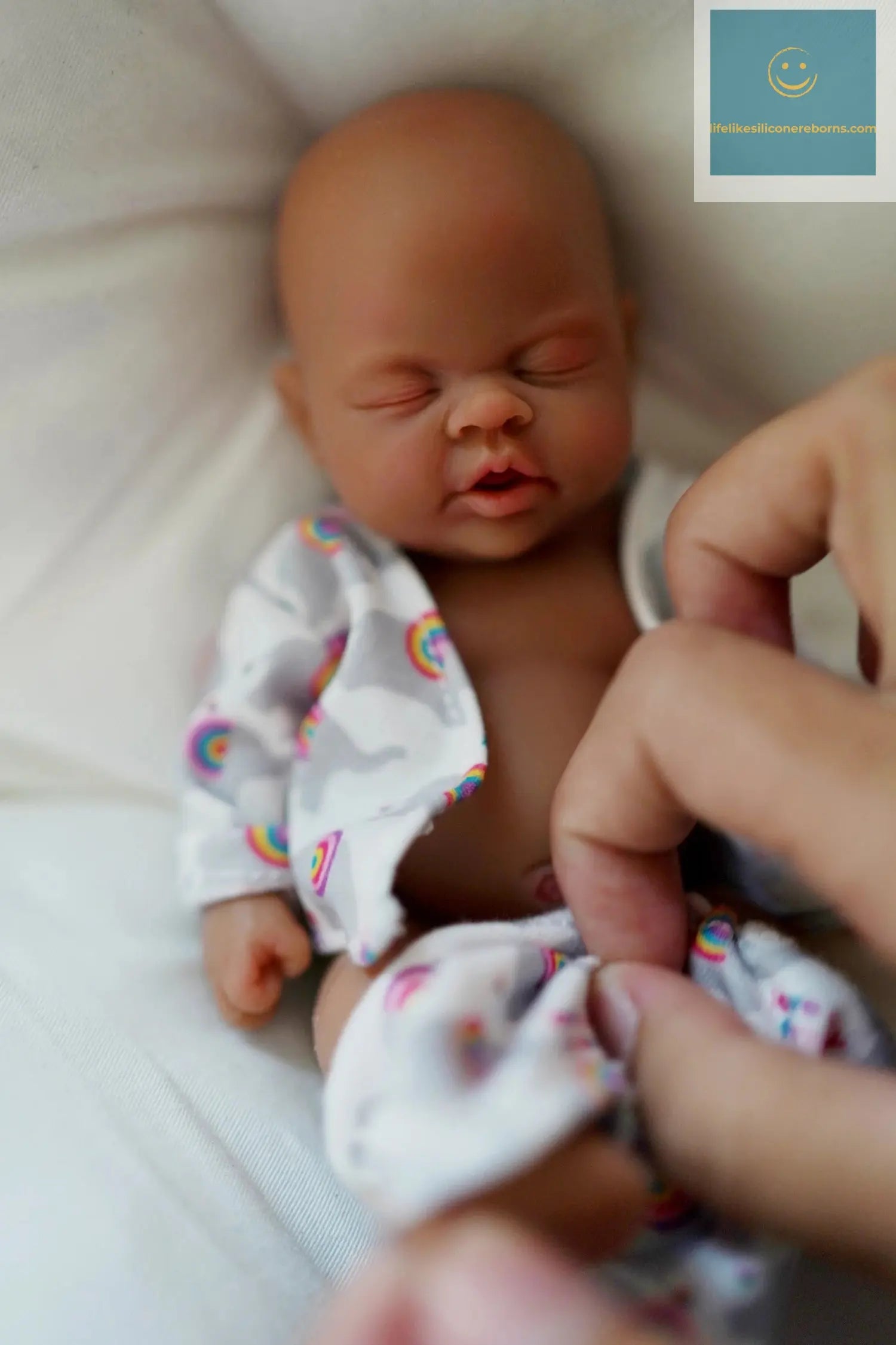 7" Micro Preemie Full Body Silicone Black African American Bady "Owen" Lifelike Mini Reborn Doll Surprice Children Anti-Stress lifelikesiliconereborns.com