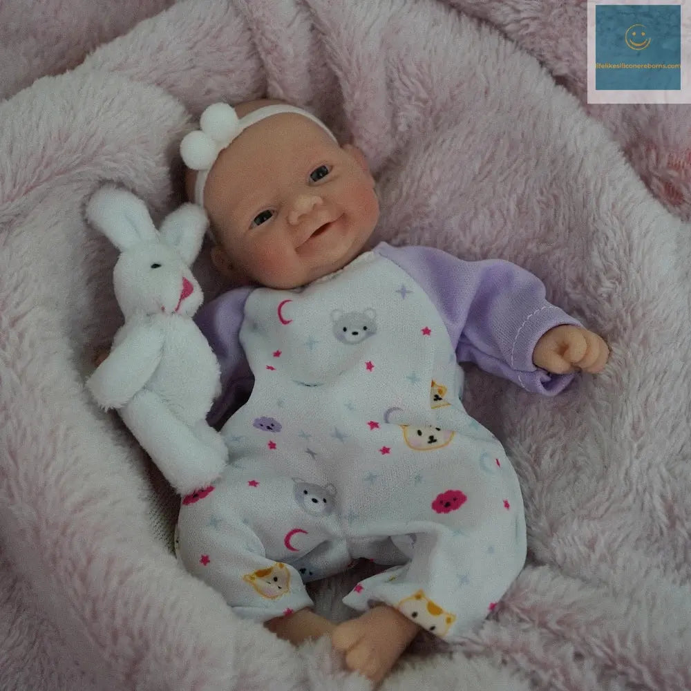 7" Micro Preemie Full Silicone Sweet Baby Doll   Lifelike Mini Reborn Doll Surprice Children Anti-Stress lifelikesiliconereborns.com