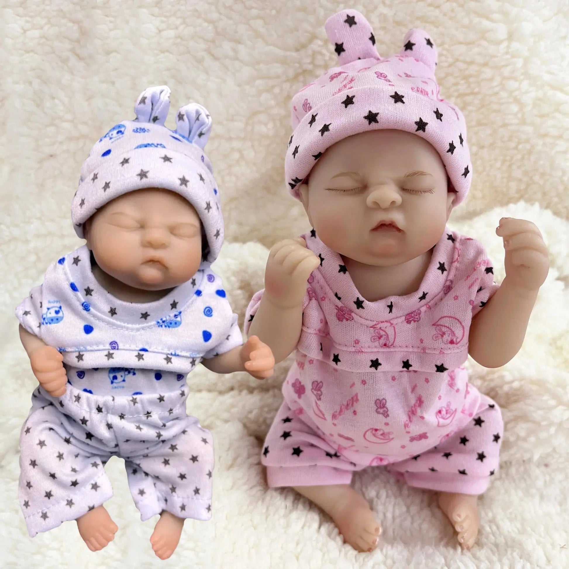 8Inch Full Body Soft Vinyl Bebe Reborn 3D Painted Menina Boneca Renascida Lifelike Real Soft Touch Cuddly Toddler Dolls lifelikesiliconereborns.com