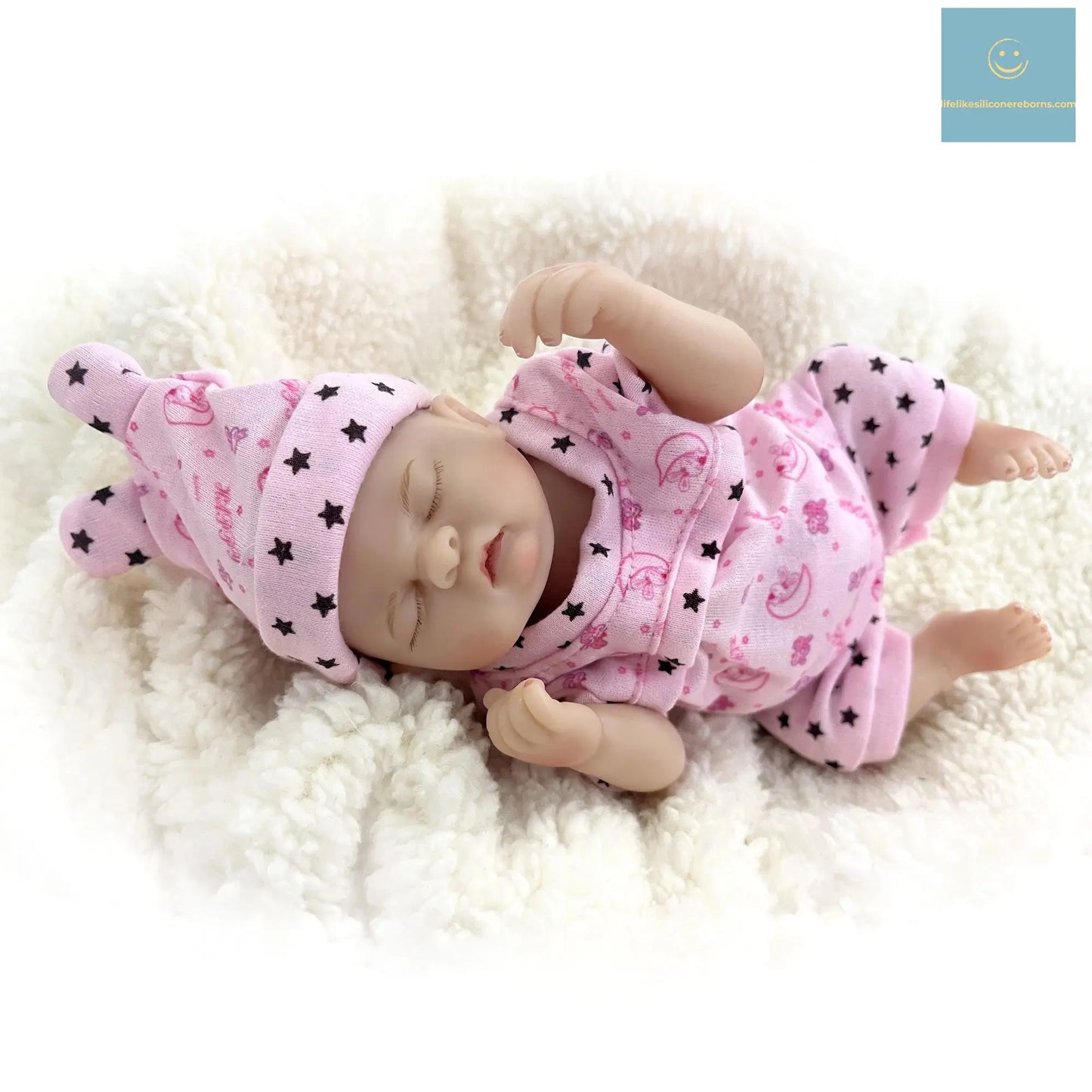 8Inch Full Body Soft Vinyl Bebe Reborn 3D Painted Menina Boneca Renascida Lifelike Real Soft Touch Cuddly Toddler Dolls lifelikesiliconereborns.com