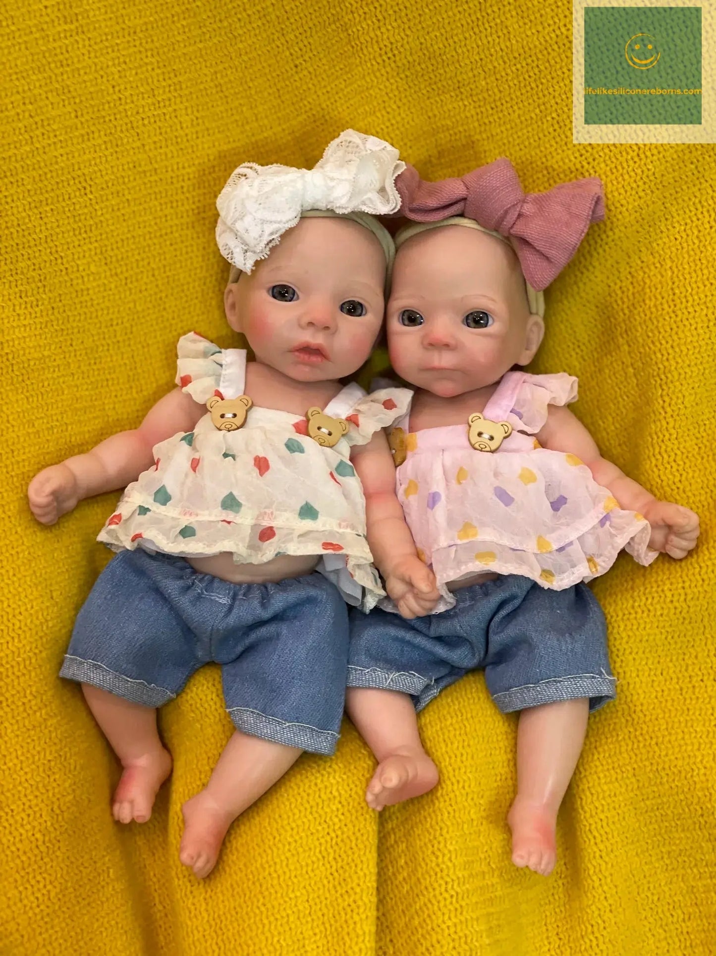8styles/26cm Open and Close Eyes Cute Soft Full Body Solid Silicone Girl 3D Painted Skin Lifelike Real Corpo De Silicone Doll lifelikesiliconereborns.com
