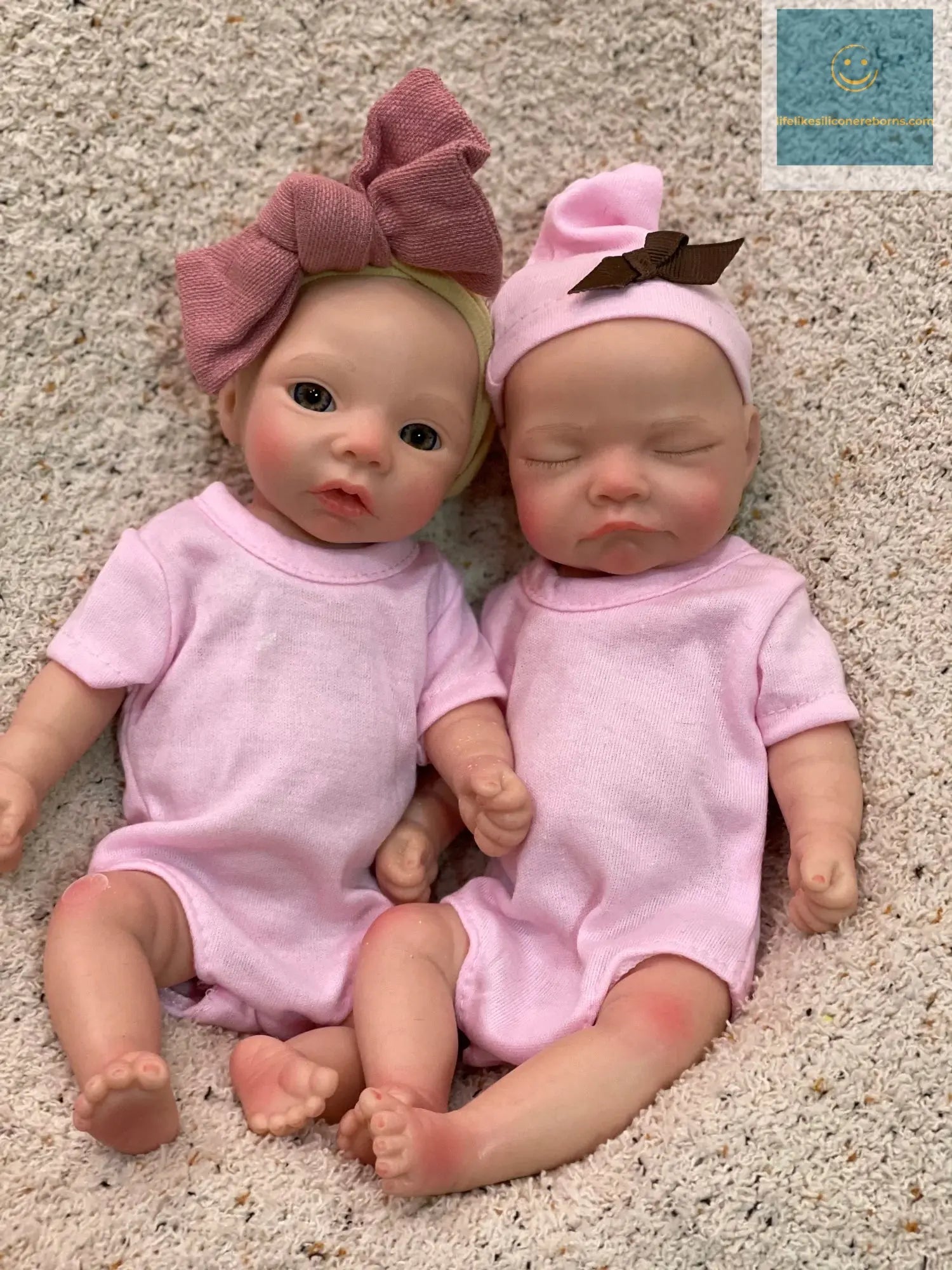8styles/26cm Open and Close Eyes Cute Soft Full Body Solid Silicone Girl 3D Painted Skin Lifelike Real Corpo De Silicone Doll lifelikesiliconereborns.com