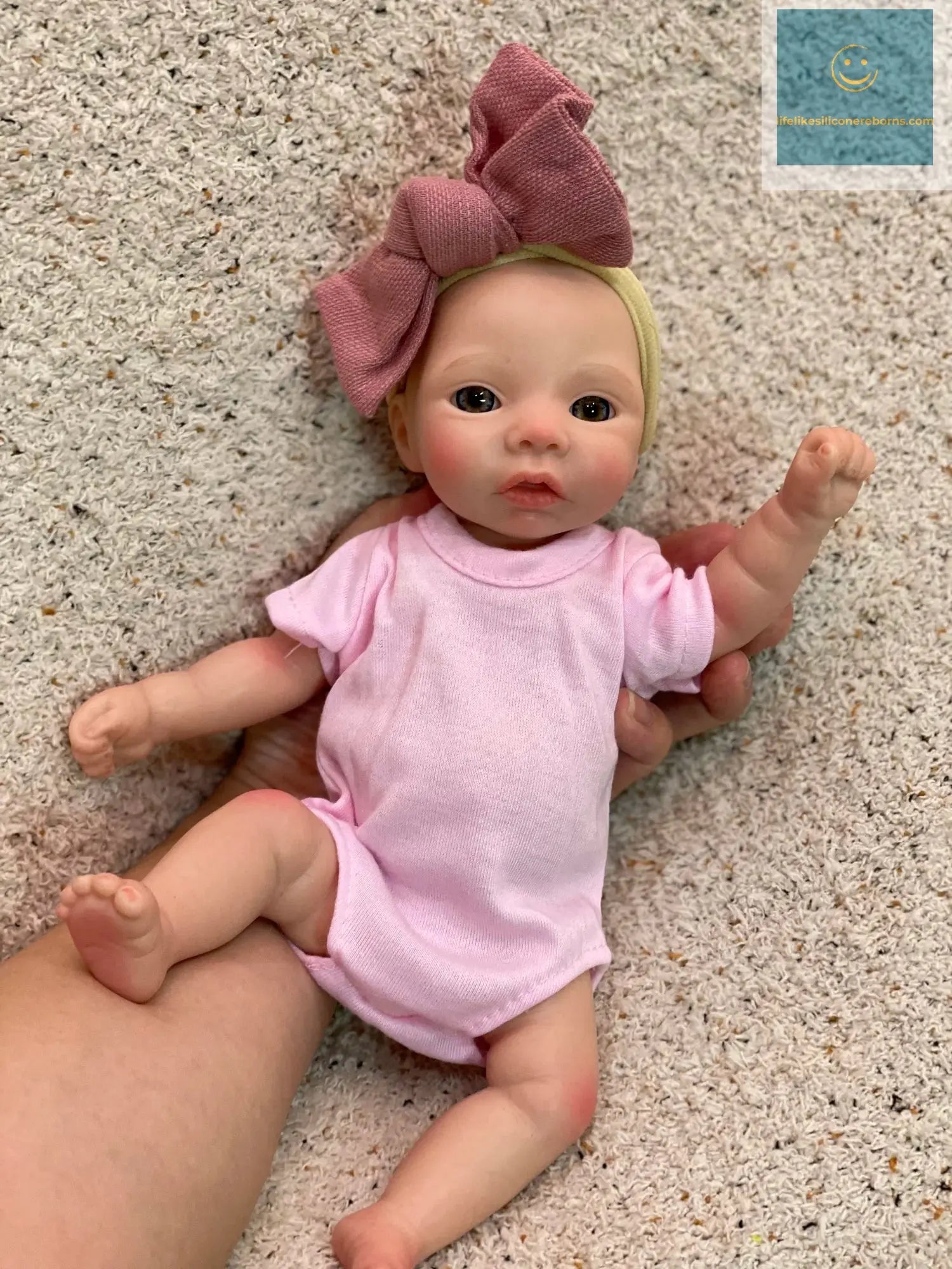 8styles/26cm Open and Close Eyes Cute Soft Full Body Solid Silicone Girl 3D Painted Skin Lifelike Real Corpo De Silicone Doll lifelikesiliconereborns.com