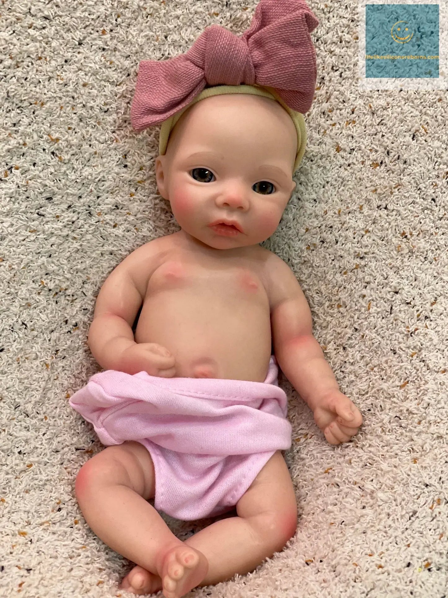 8styles/26cm Open and Close Eyes Cute Soft Full Body Solid Silicone Girl 3D Painted Skin Lifelike Real Corpo De Silicone Doll lifelikesiliconereborns.com