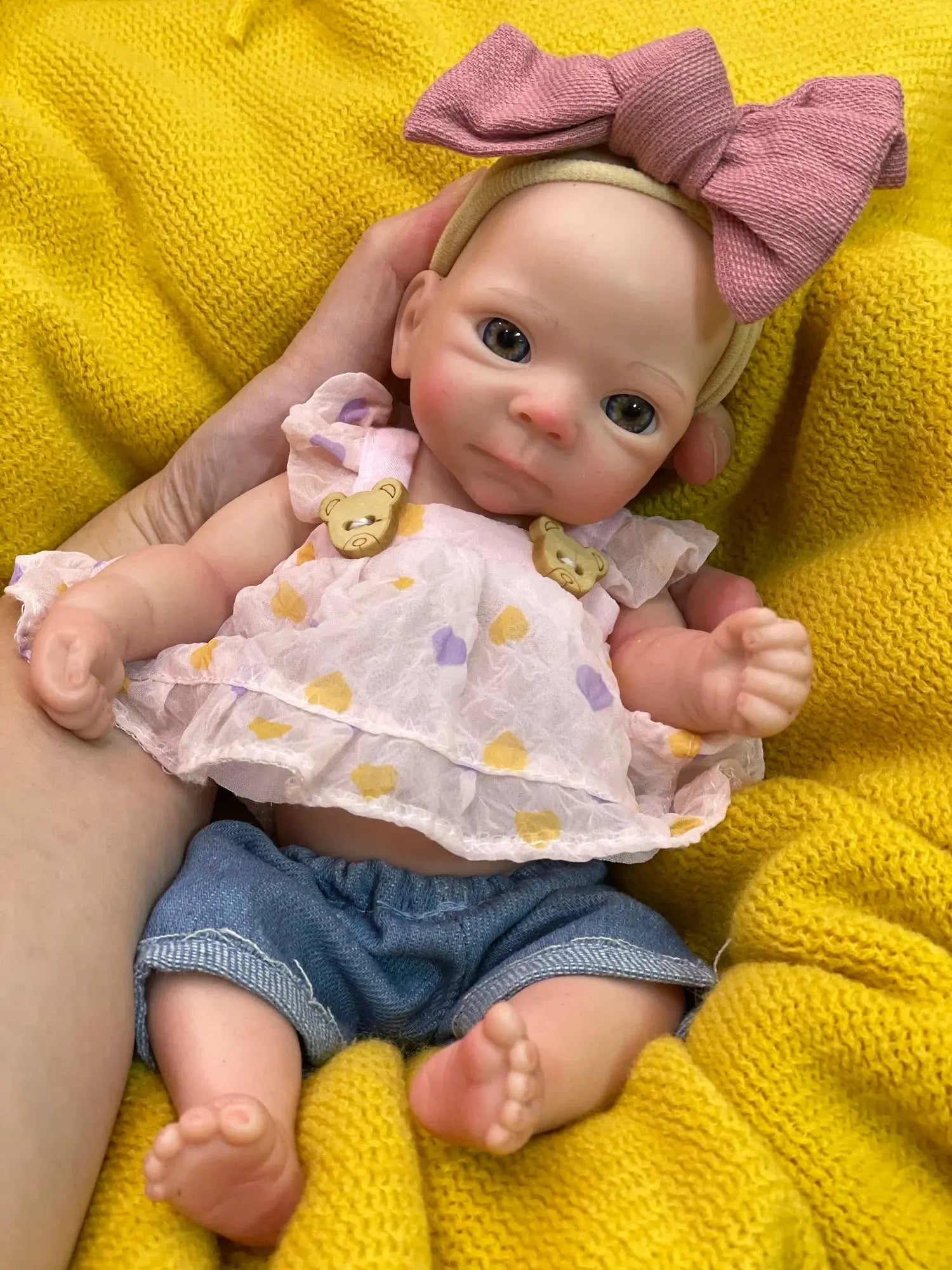 8styles/26cm Open and Close Eyes Cute Soft Full Body Solid Silicone Girl 3D Painted Skin Lifelike Real Corpo De Silicone Doll lifelikesiliconereborns.com