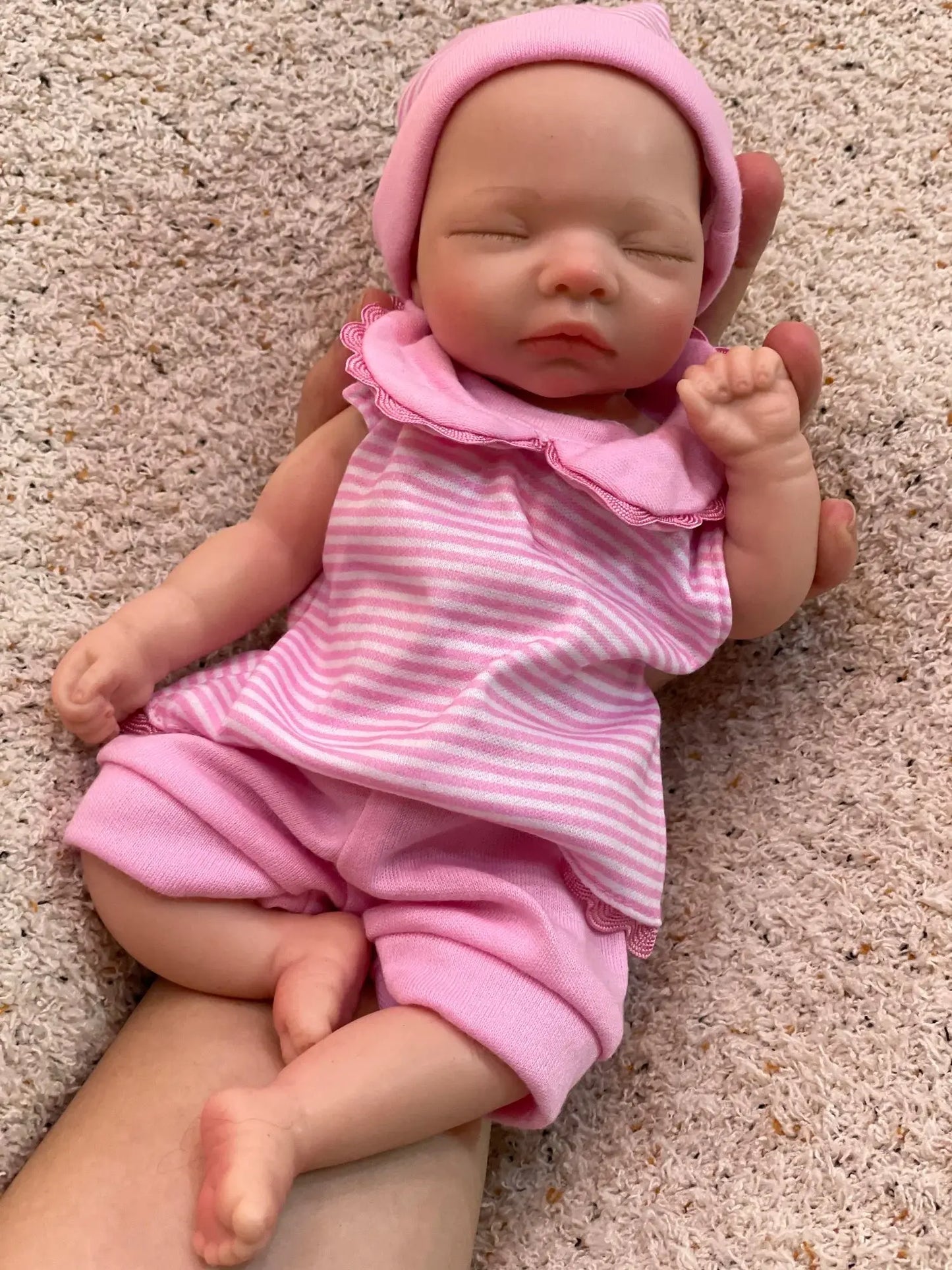 8styles/26cm Open and Close Eyes Cute Soft Full Body Solid Silicone Girl 3D Painted Skin Lifelike Real Corpo De Silicone Doll lifelikesiliconereborns.com
