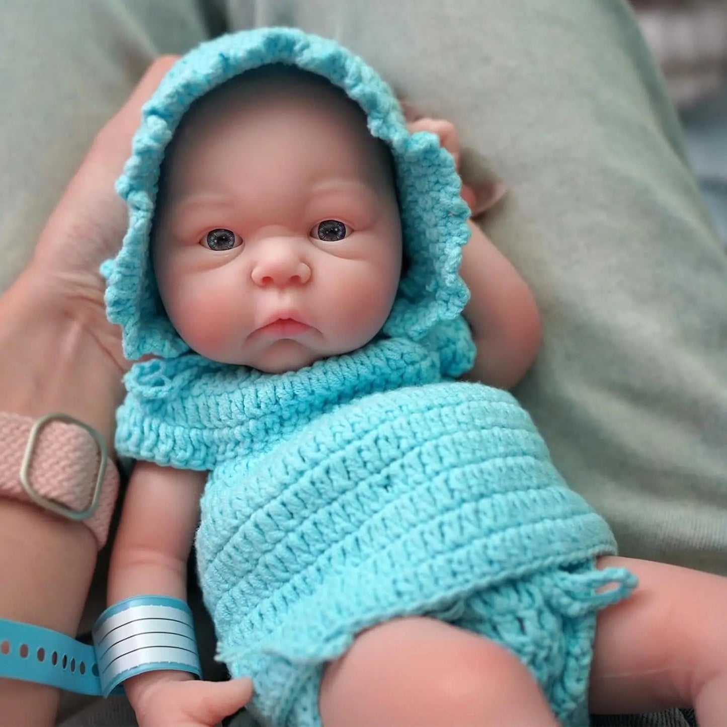 reborn baby dolls 12 inch Cute Full Body Soft Silicone Baby Doll Girl Lifelike Reborn babies pink clothes with Doll Accessories lifelikesiliconereborns.com