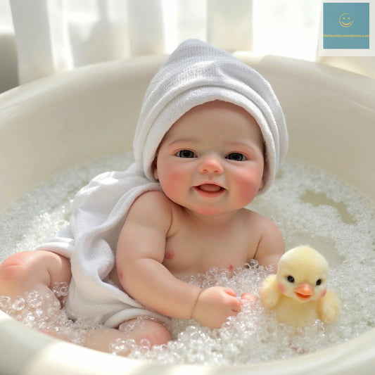 Aizwa1 16 Inch Realistic Newborn Bebe Emmy | Handmade Solid Silicone Reborn Girl | Soft-Touch Doll lifelikesiliconereborns.com