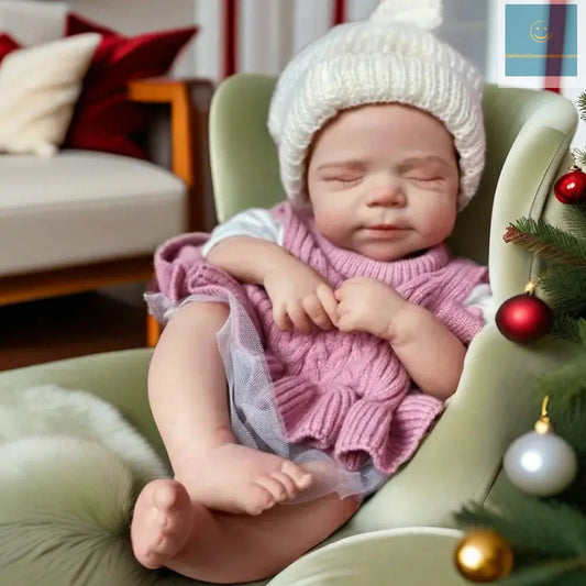 Aizwa1 18 Inch Lifelike Bebe Pascale Handmade Newborn Doll Full Silicone Body Girl Baby For Christmas Gifts lifelikesiliconereborns.com