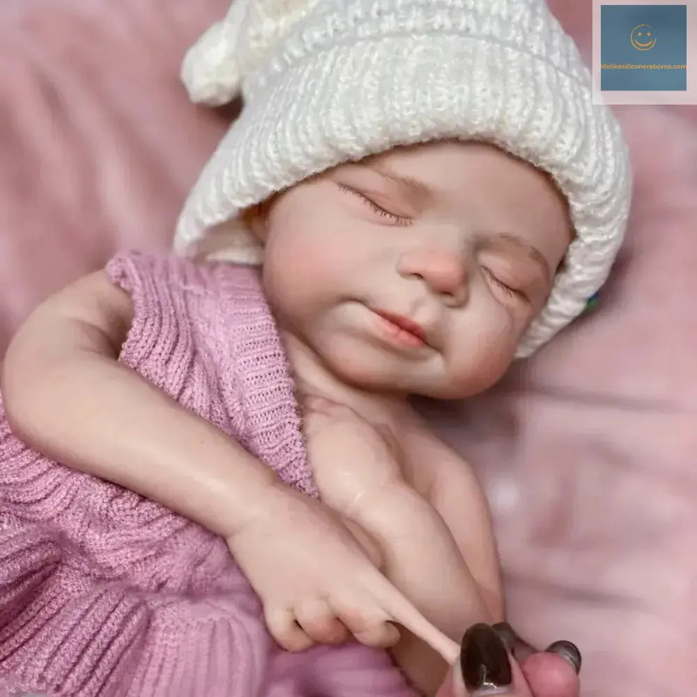 Aizwa1 18 Inch Lifelike Bebe Pascale Handmade Newborn Doll Full Silicone Body Girl Baby For Christmas Gifts lifelikesiliconereborns.com