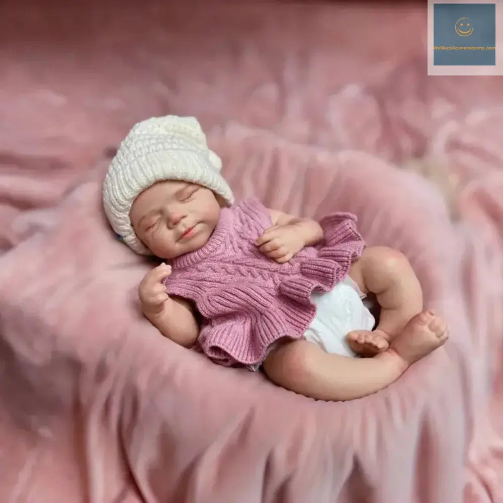 Aizwa1 18 Inch Lifelike Bebe Pascale Handmade Newborn Doll Full Silicone Body Girl Baby For Christmas Gifts lifelikesiliconereborns.com