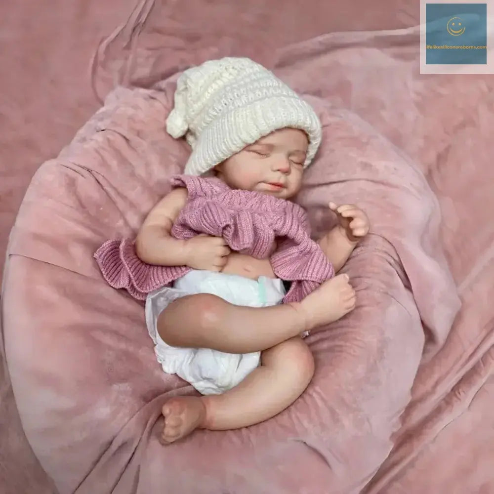 Aizwa1 18 Inch Lifelike Bebe Pascale Handmade Newborn Doll Full Silicone Body Girl Baby For Christmas Gifts lifelikesiliconereborns.com