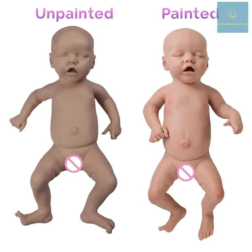 Authentic 17" African American Reborn Baby Doll Weighted Platinum Silicone Newborn Girl Model For Parents Lost Child lifelikesiliconereborns.com