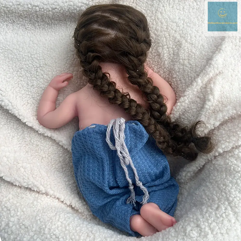 Birthday gift Christmas Lifelike Newborn Girl Artist Collectibles Realistic 40CM 16" Stretchy Soft Silicone Reborn Baby Doll lifelikesiliconereborns.com