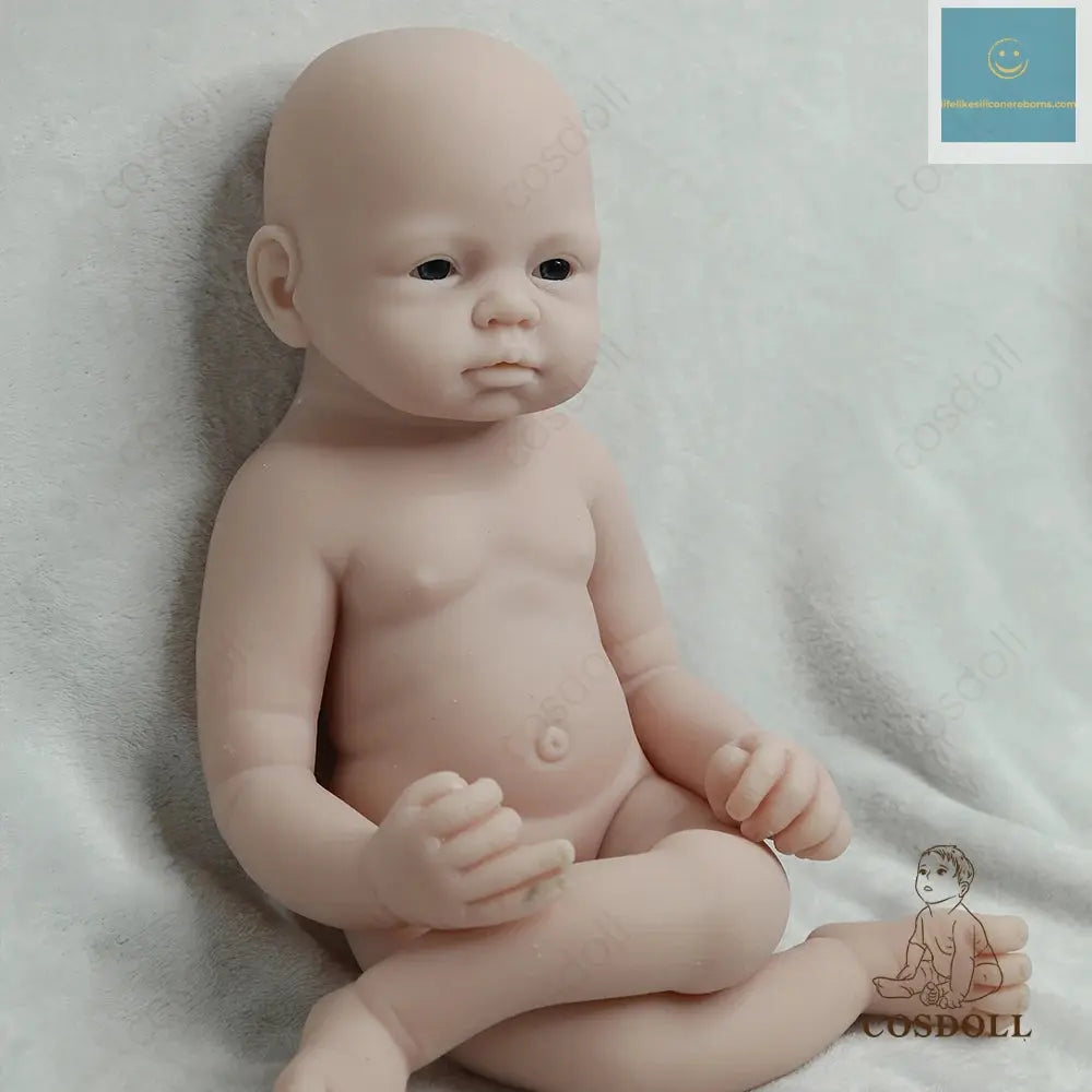 COSDOLL 49cm 3.21kg Full Body Silicone Bebe Reborn Baby Dolls Unpainted Unfinished Soft Boy Dolls DIY Blank Toys Baby Doll Kit lifelikesiliconereborns.com
