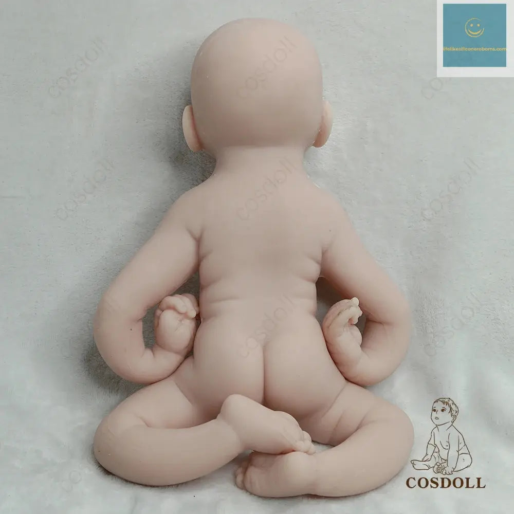COSDOLL 49cm 3.21kg Full Body Silicone Bebe Reborn Baby Dolls Unpainted Unfinished Soft Boy Dolls DIY Blank Toys Baby Doll Kit lifelikesiliconereborns.com