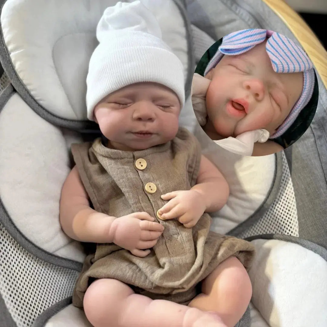 Can Open Mouth 18Inch Pascale Full Body Soft Solid Baby Silicone Reborn Girl Doll Waterproof Doll Lifelike reborn de silicona lifelikesiliconereborns.com