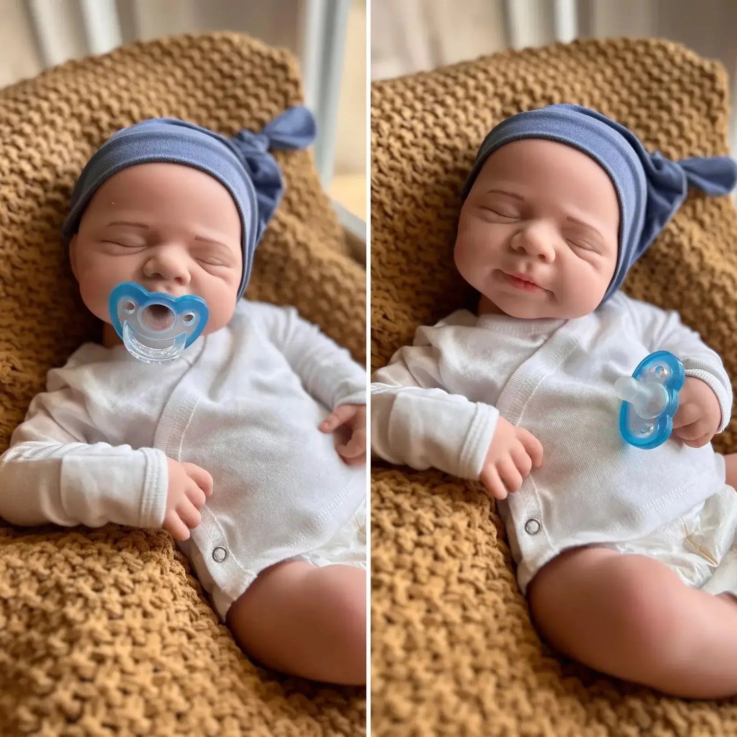 Can Open Mouth 18Inch Pascale Full Body Soft Solid Baby Silicone Reborn Girl Doll Waterproof Doll Lifelike reborn de silicona lifelikesiliconereborns.com