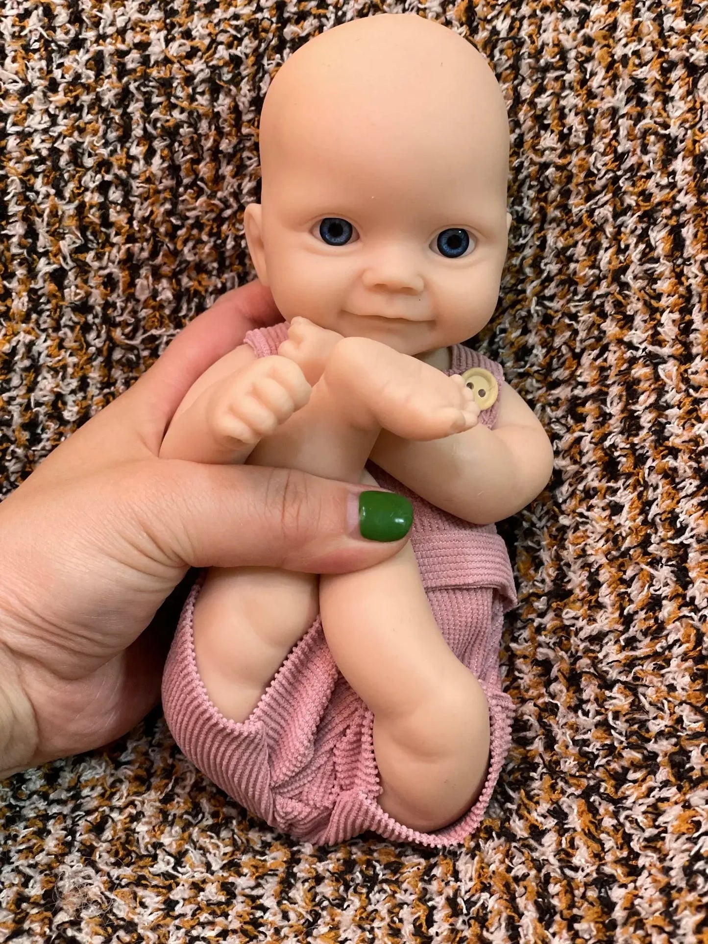Can Open Mouth 26cm Unpainted Waterproof Solid Silicone Bebe Reborn Girl Soft touch Feeling Lifelike Real Corpo De Silicone Doll lifelikesiliconereborns.com