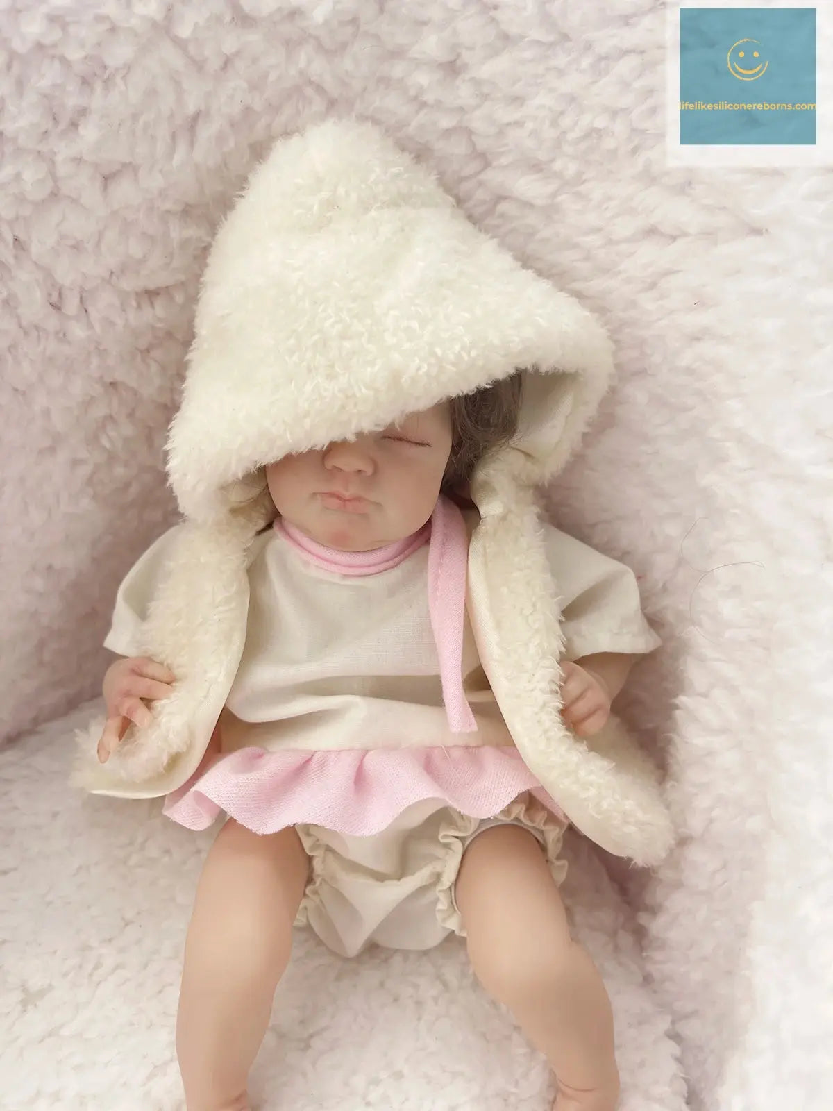 Clothes set B - FOR Mini Reborn Kit 9 Inches Reborn Baby Vinyl Doll Kit - Doll accessories lifelikesiliconereborns.com