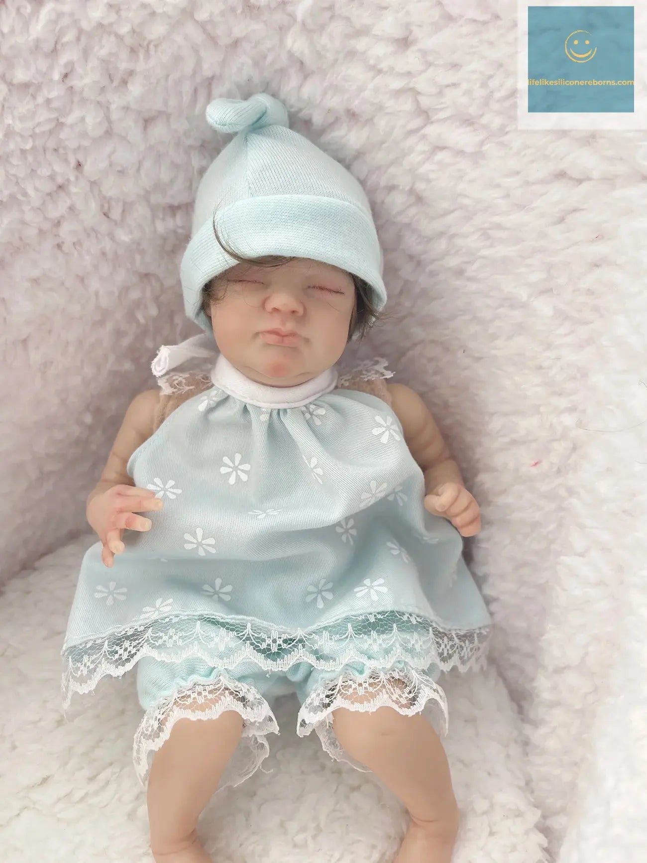 Clothes set B - FOR Mini Reborn Kit 9 Inches Reborn Baby Vinyl Doll Kit - Doll accessories lifelikesiliconereborns.com