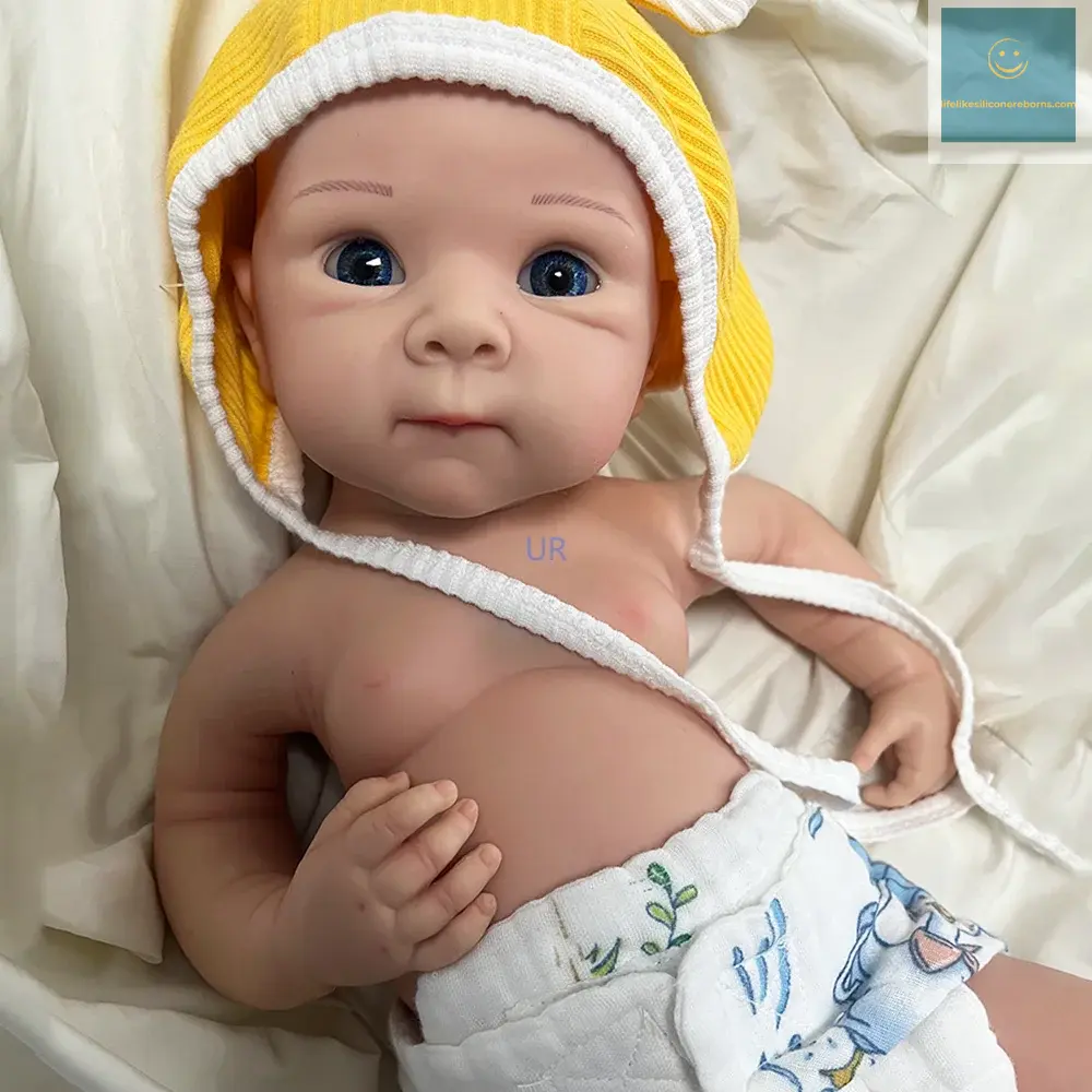 Cute 19-Inch Full-Body Silicone Reborn Baby Doll – Lifelike Betty Sculpt, Artist-Painted for Boy/Girl Collectible gift lifelikesiliconereborns.com