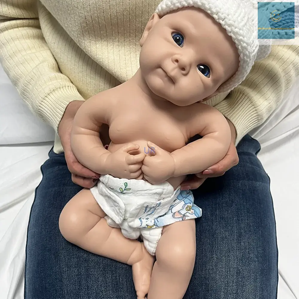 Cute 19-Inch Full-Body Silicone Reborn Baby Doll – Lifelike Betty Sculpt, Artist-Painted for Boy/Girl Collectible gift lifelikesiliconereborns.com