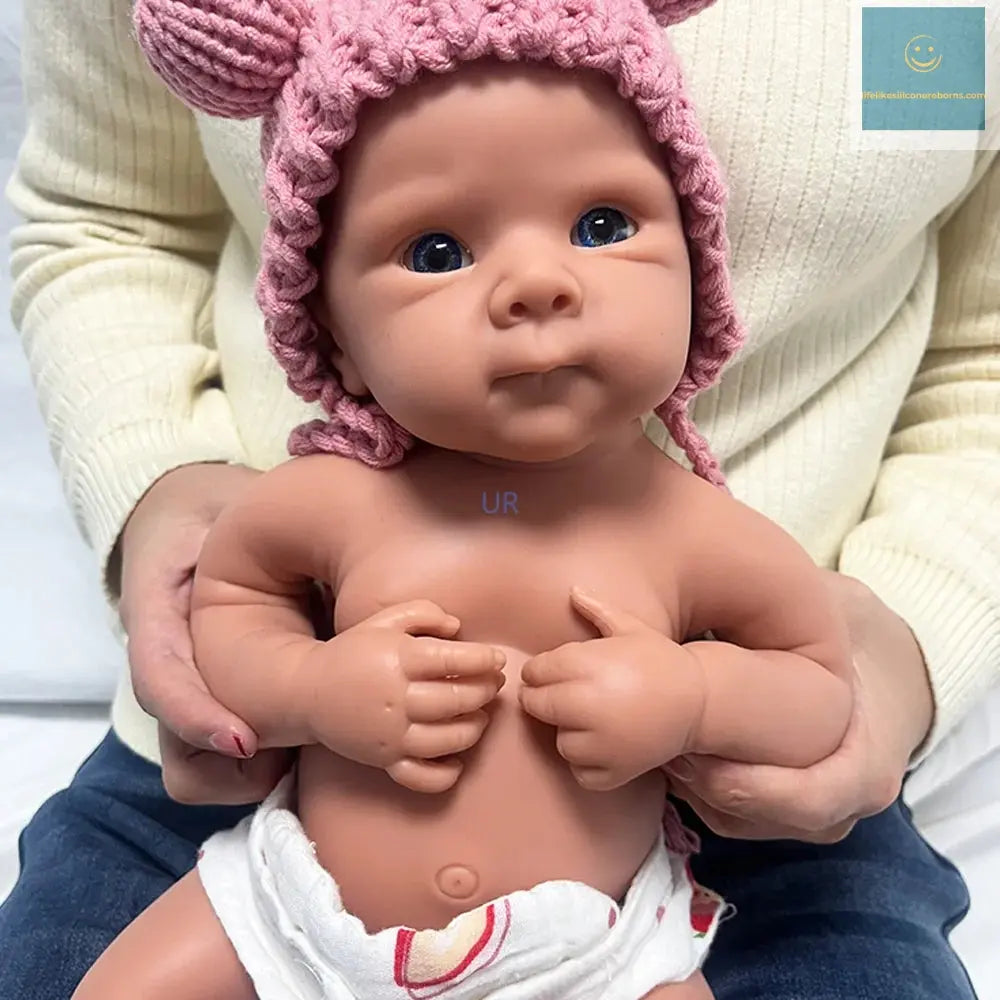 Cute 19-Inch Full-Body Silicone Reborn Baby Doll – Lifelike Betty Sculpt, Artist-Painted for Boy/Girl Collectible gift lifelikesiliconereborns.com