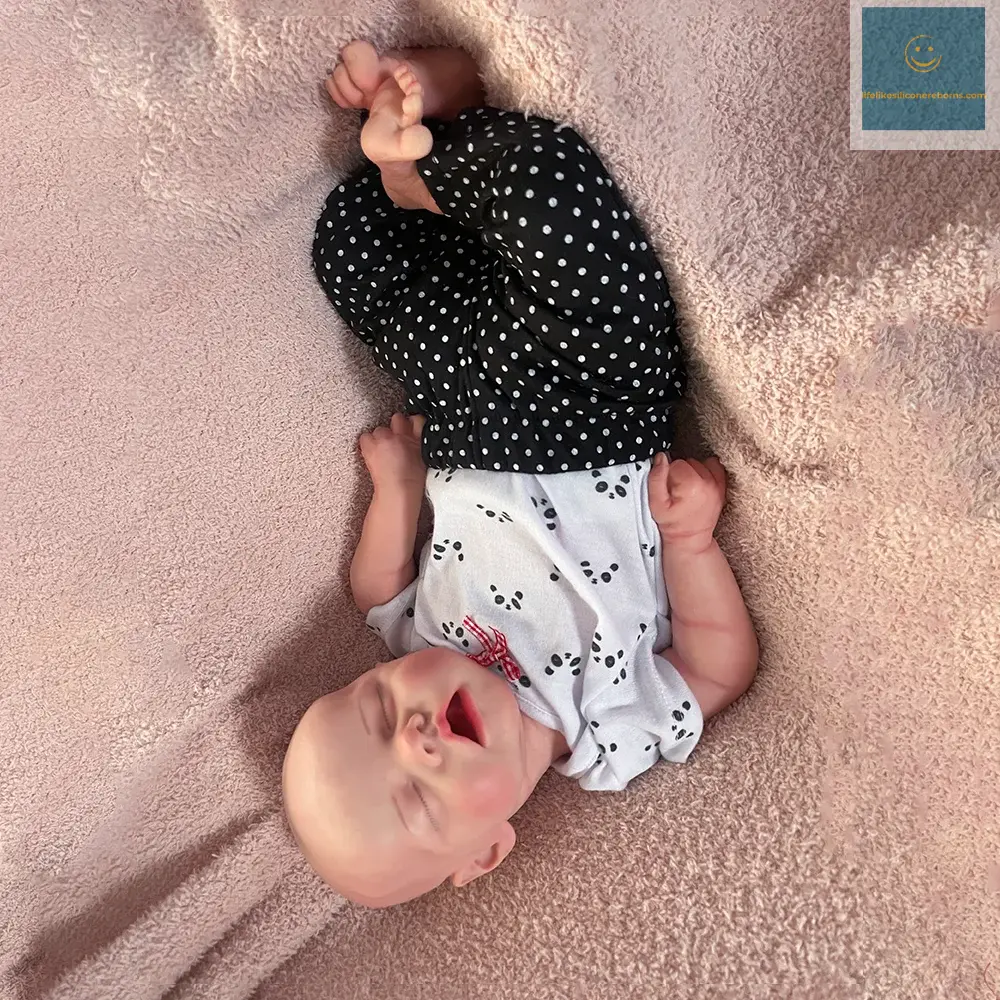 DIY Like A Real Baby 17Inch Flexible Realistic Silicone Reborn Doll Baby Girl Soft Hand-Made Cuddly Heavy 1:1 Weight Preemy lifelikesiliconereborns.com