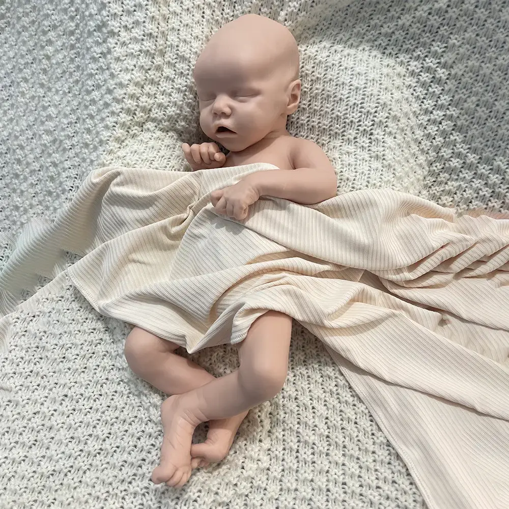 DIY Like A Real Baby 17Inch Flexible Realistic Silicone Reborn Doll Baby Girl Soft Hand-Made Cuddly Heavy 1:1 Weight Preemy lifelikesiliconereborns.com