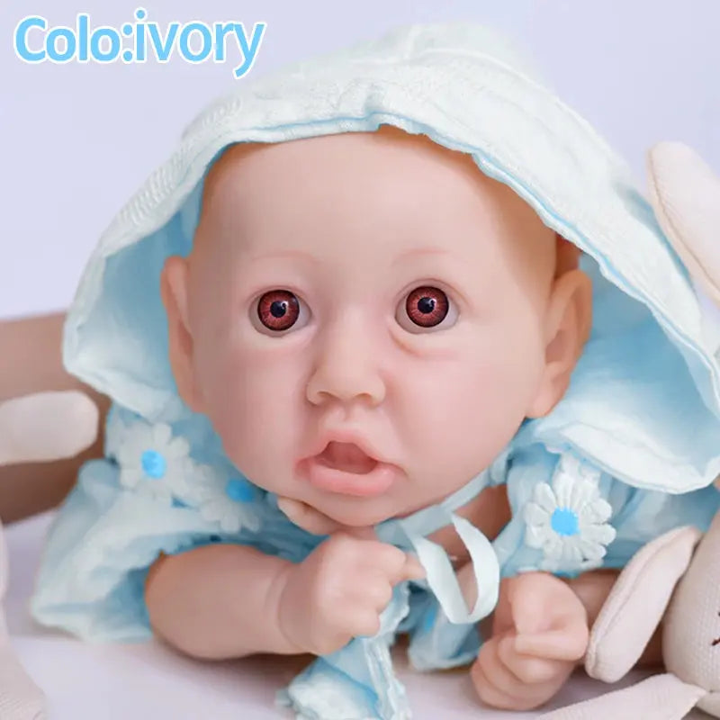 Exquisitely Hand-Painted 19.69-Inch Silicone Reborn Baby Doll Lifelike Newborn Girl For Art Collection Nursery Christmas Gift lifelikesiliconereborns.com
