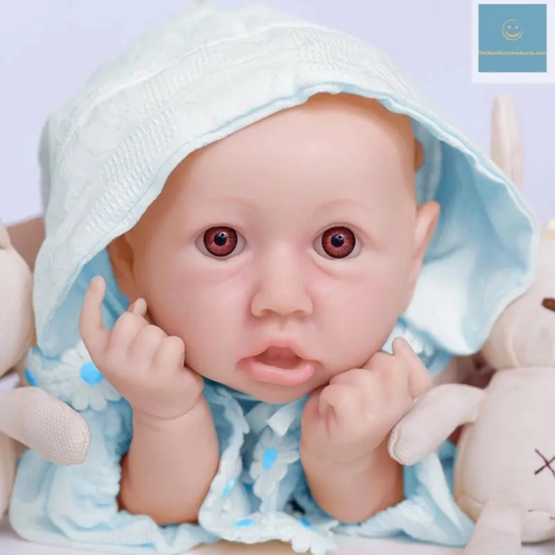Exquisitely Hand-Painted 19.69-Inch Silicone Reborn Baby Doll Lifelike Newborn Girl For Art Collection Nursery Christmas Gift lifelikesiliconereborns.com