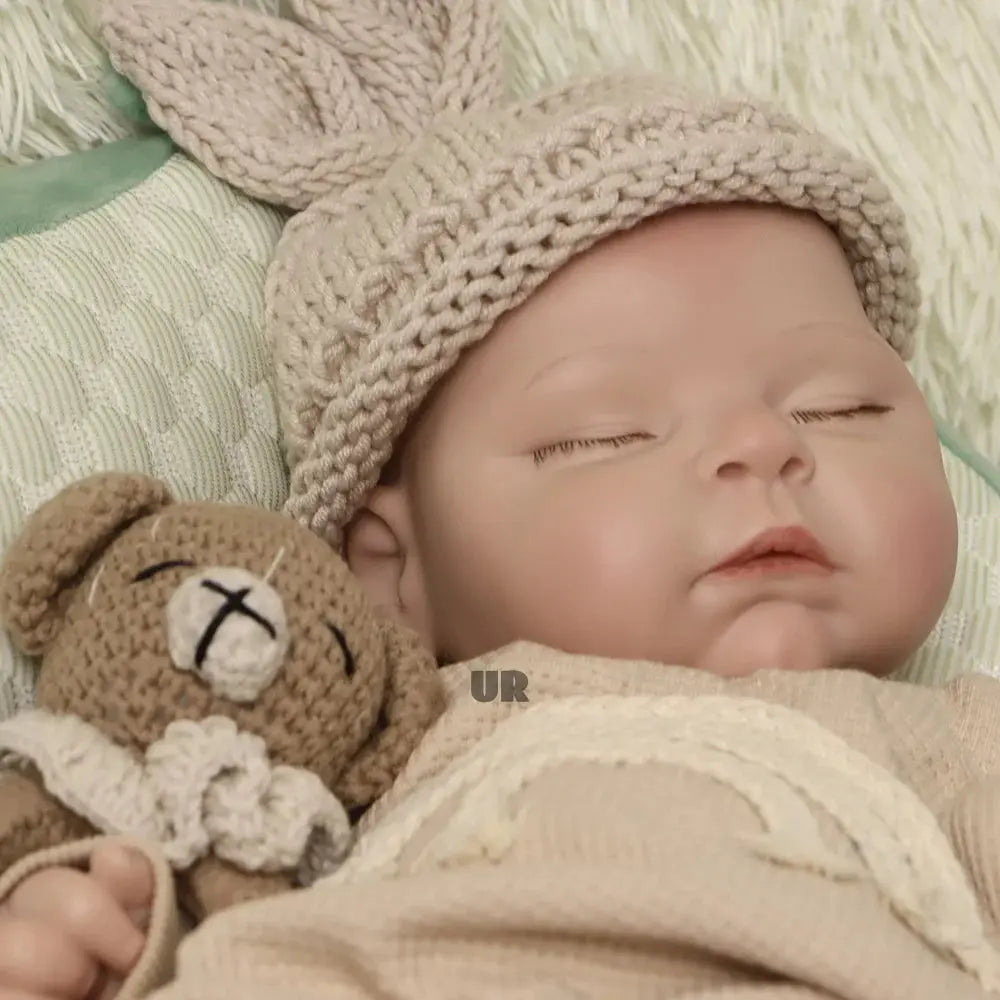 Fake Sleeping Silicone Reborn Baby Boy Newborn Doll Cute Floppy Faces Peaches Boy Pinachable Strechy Lifelike Doll For Kids Toy lifelikesiliconereborns.com