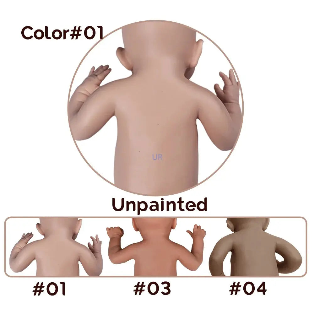 Full-Body Silicone Reborn Baby Doll -Vivienne Beautiful Girl Sculpt Painted or Unpainted Perfect Festival Gift for Kids lifelikesiliconereborns.com