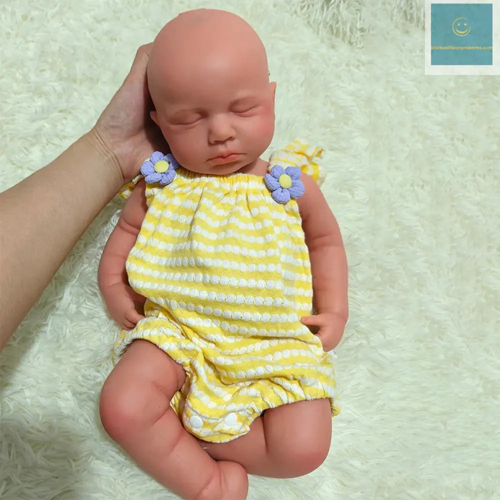 Full Body Silicone Reborn Baby Girl Loulou 20Inch 1:1 Lifelike Silicone Bebe Washable Newborn Dolls for Kids Teaching lifelikesiliconereborns.com