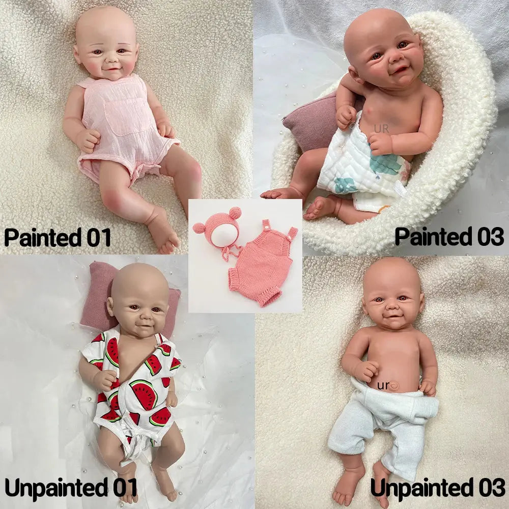 Full Body Silicone Soft 18 Inch Lifelike Silicone Reborn Baby Girl Handmade Newborn Waterproof  Bebe for Spiritual Support Gift lifelikesiliconereborns.com