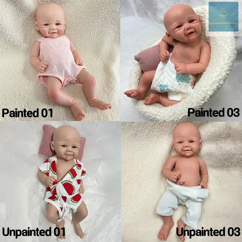Full Body Silicone Soft 18 Inch Lifelike Silicone Reborn Baby Girl Handmade Newborn Waterproof  Bebe for Spiritual Support Gift lifelikesiliconereborns.com