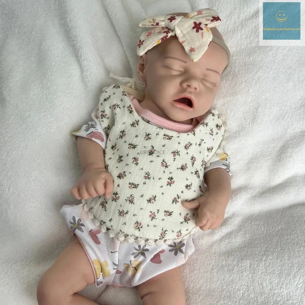 Full Body Soft Lifelike 18Inch Silicone Reborn Baby Girl Realistic 3D Skin Washable Dolls  For Kids Toy Role-Playing Collection lifelikesiliconereborns.com