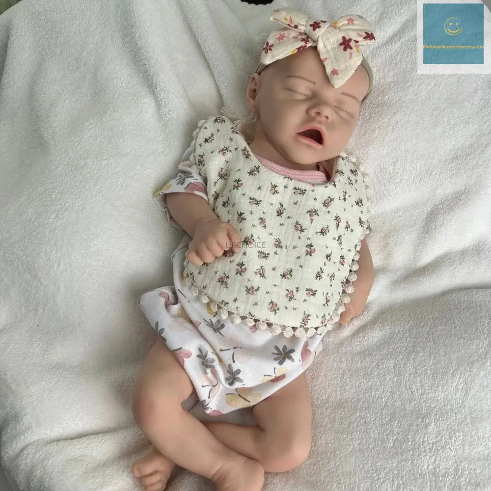 Full Body Soft Lifelike 18Inch Silicone Reborn Baby Girl Realistic 3D Skin Washable Dolls  For Kids Toy Role-Playing Collection lifelikesiliconereborns.com
