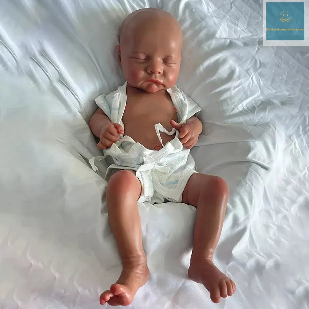 Full Silicone Reborn Baby Doll Levi Lifelike Size Boy Sculpture Collectibles Unpainted Diy Toy For Kids Parents Nurse Training lifelikesiliconereborns.com
