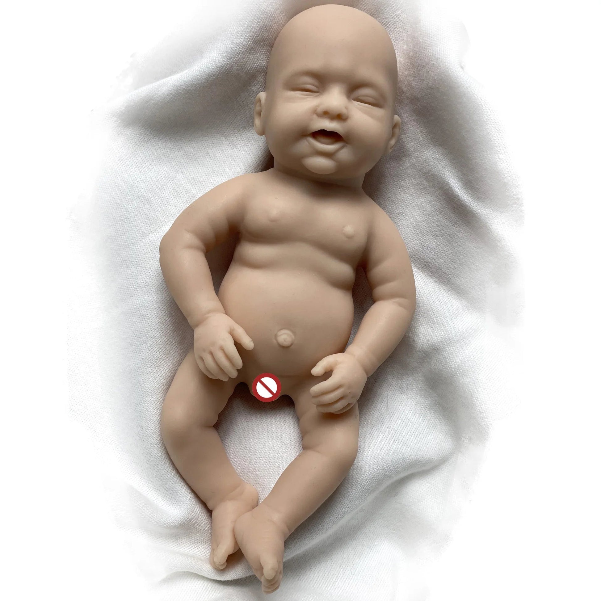 6 Inch Mini Palm Silicone Bebe Reborn Kits Unpainted Handmade Soft Newborn Doll Pеборн Cиликоновый Unzip Children's Toys lifelikesiliconereborns.com