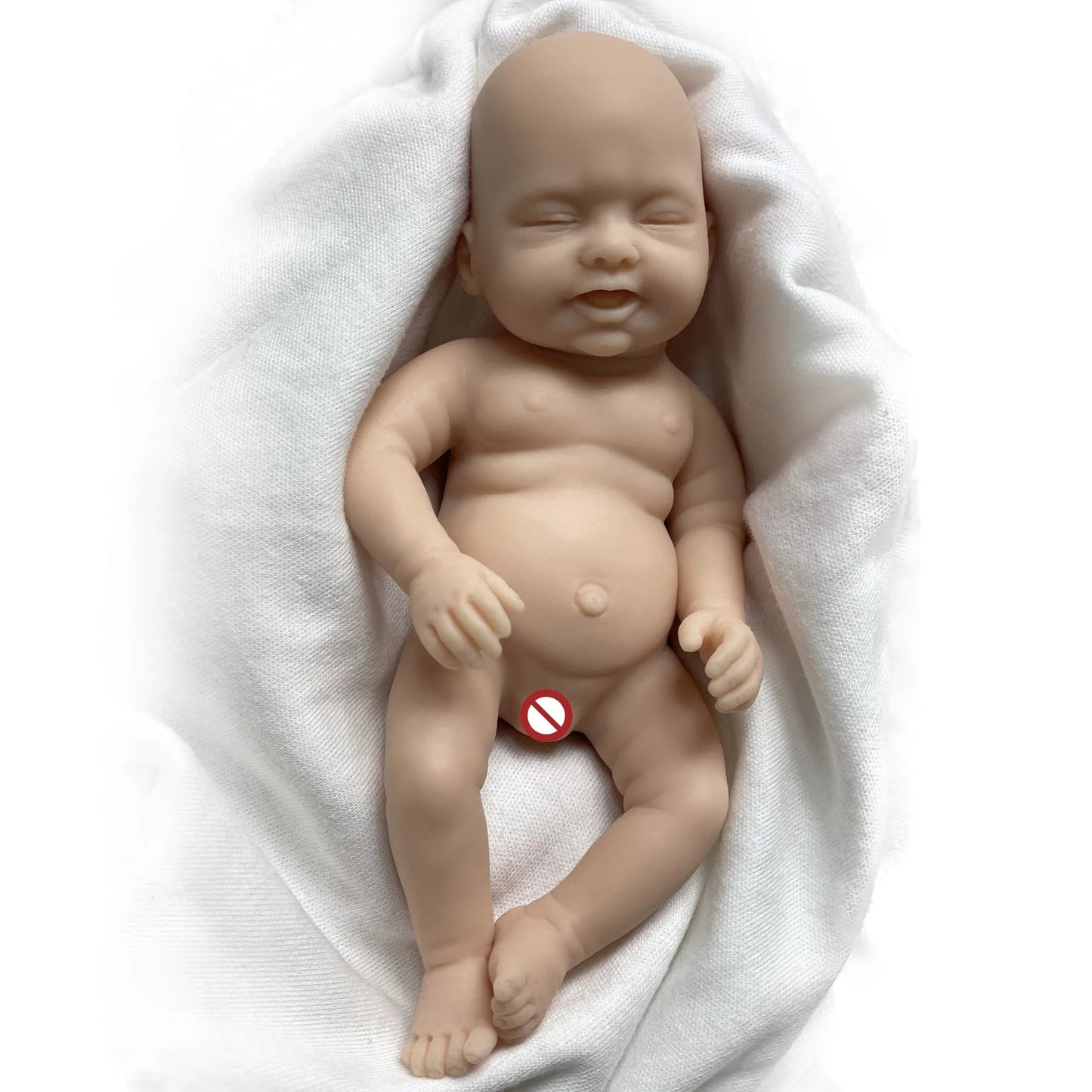6 Inch Mini Palm Silicone Bebe Reborn Kits Unpainted Handmade Soft Newborn Doll Pеборн Cиликоновый Unzip Children's Toys lifelikesiliconereborns.com